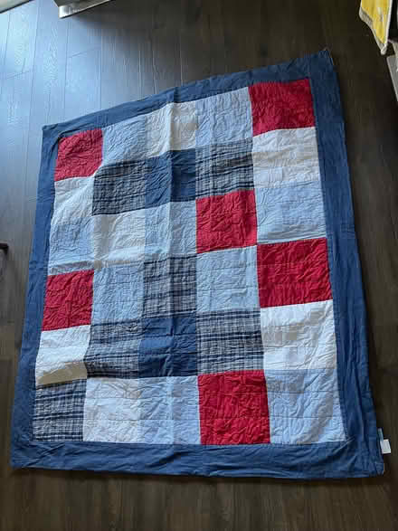 Photo of free John Lewis Little home Cotton/Denim look quilt (Wokingham RG40) #1