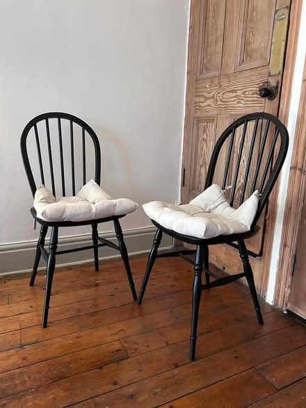 Photo of free 2 dining chairs solid wood (Sandy Lane BD15) #2