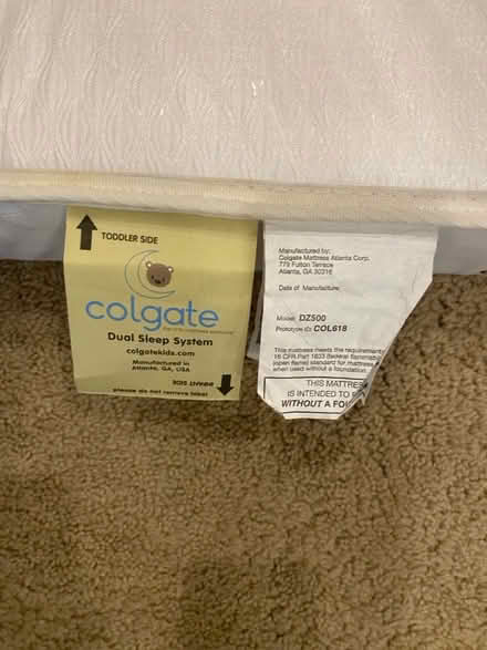 Photo of free Crib Mattress-Standard size (Concord near Clayton) #1