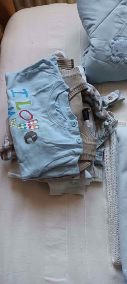 Photo of free Baby boy clothes - mostly newborn to 3 months (Wetherby LS22) #4