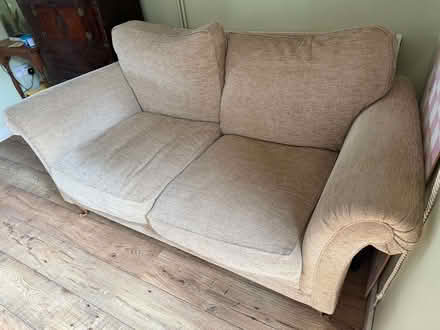 Photo of free 2 seat sofa (Forest Green GL6) #1