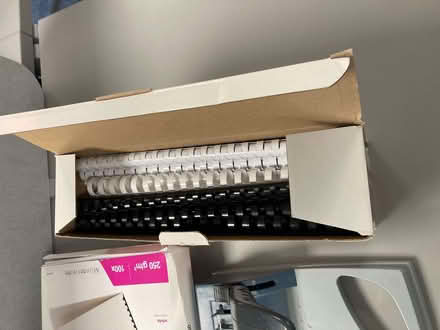 Photo of free Comb Binder with covers and binding combs (Finchley Church End N3) #1