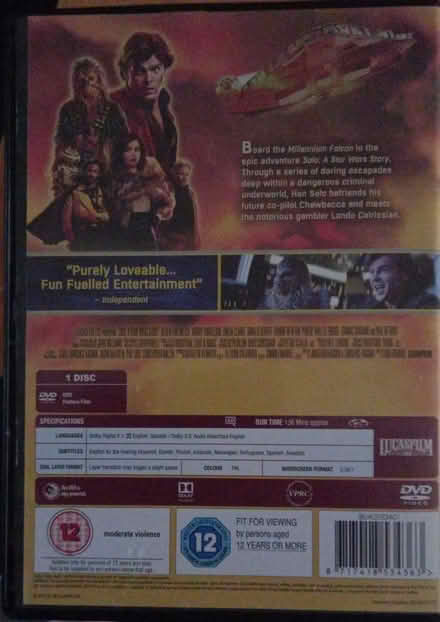 Photo of free DVD copy of Solo (GU21 St. John's, Woking) #2