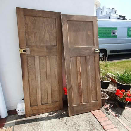 Photo of free 2 1930s softwood doors (Shoreham by sea) #2