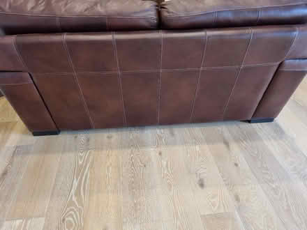 Photo of free 4-seater leather settee (Whitwell CP LE15) #3
