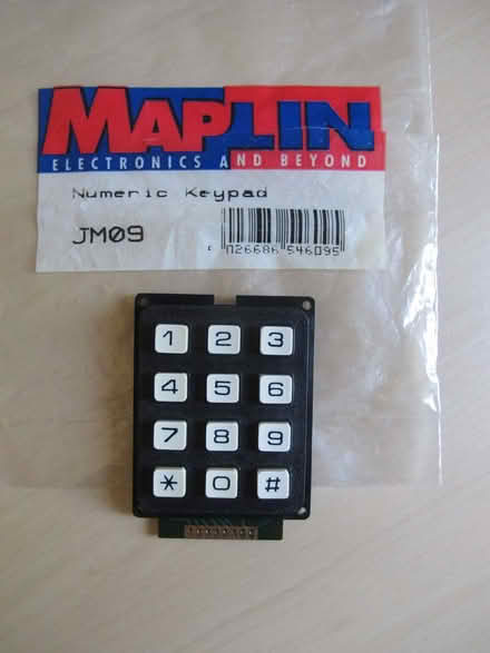 Photo of free Maplin JM09 numeric keypad (Caldecott OX14) #1