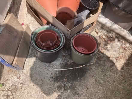 Photo of free Plastic plant pots - various (Highbury, N5) #2