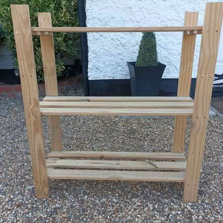 Photo of free wooden shelf unit (Old Woking GU22) #2