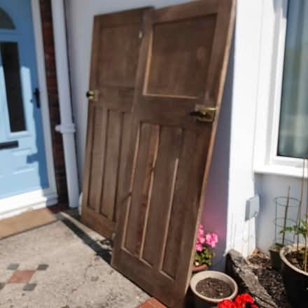 Photo of free 2 1930s softwood doors (Shoreham by sea) #3