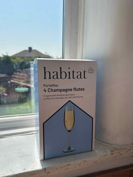 Photo of free box of champagne glasses (Greetland HX4) #1