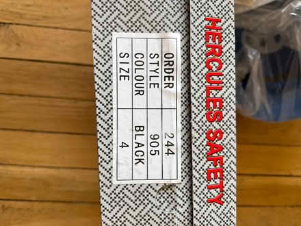 Photo of free Small Safety Boots and Hard Hat (Gerrards Cross SL9) #2