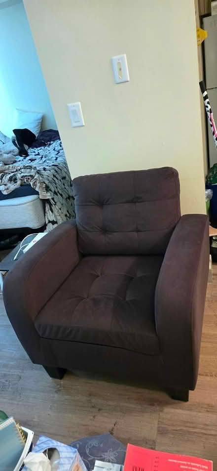 Photo of free 6 months old love seat and chair (Town ship of langley) #1