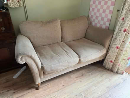 Photo of free 2 seat sofa (Forest Green GL6) #2