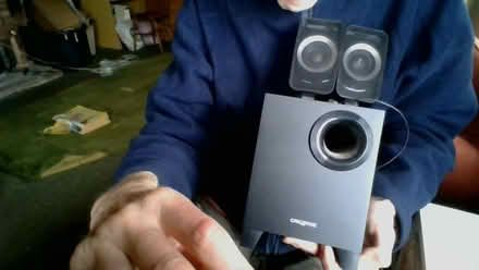 Photo of free computer speakers; spares/repair (Porlock TA24) #1