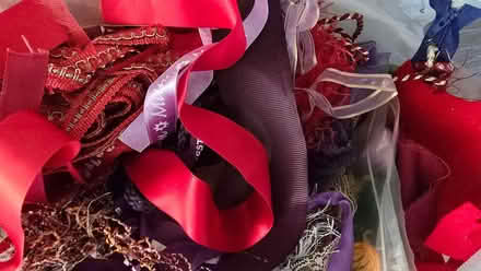 Photo of free Huuuuuge bag of ribbons & flowers for craft (Stroud GL10) #2