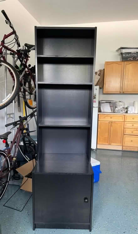 Photo of free Tall book shelves with storage (Marriottsville) #1