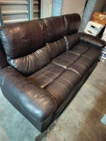 Photo of free 7' Double Recliner Couch (South Federal way) #1