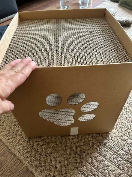 Photo of free Cat bed . Cat scratch play bed cardboard (Bannockburn FK7) #3