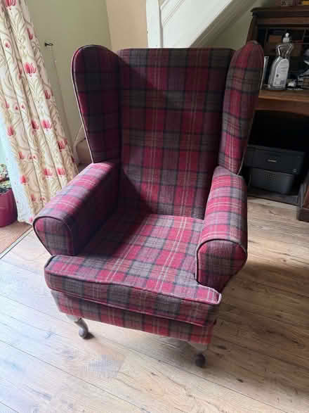 Photo of free Wing back arm chair (Forest Green GL6) #1