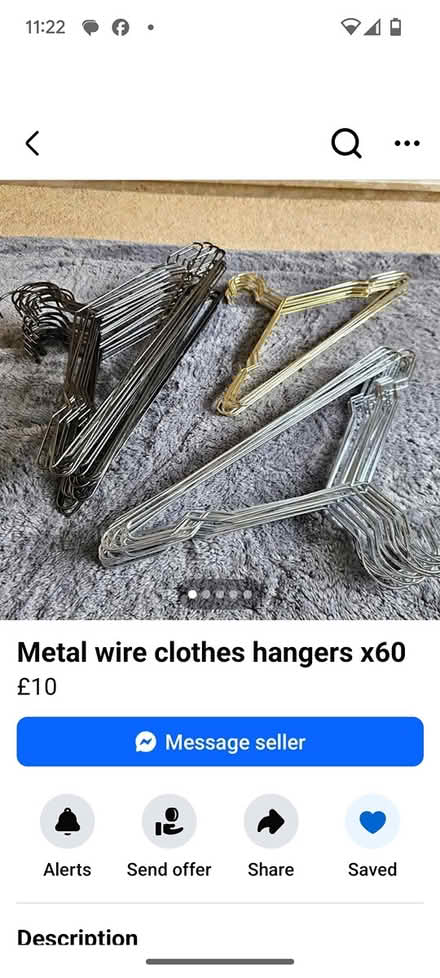 Photo of Wire coat hangers (LD7) #1