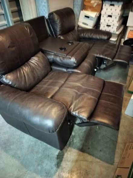 Photo of free 7' Double Recliner Couch (South Federal way) #3