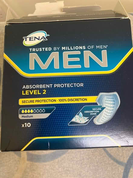 Photo of free Tena pads for men (Blewbury OX11) #1