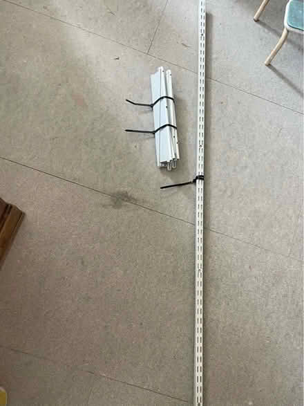 Photo of free Metal shelving system, no shelves (Hayle TR27) #2