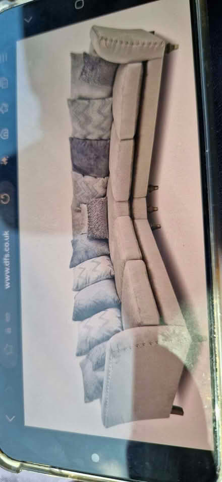 Photo of free Grey corner sofa (Gregson Lane PR5) #2