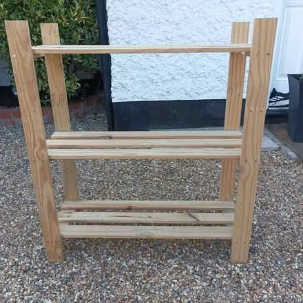 Photo of free wooden shelf unit (Old Woking GU22) #1