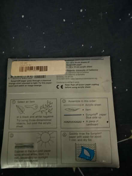 Photo of free Sun print kit, unopened (South end) #2