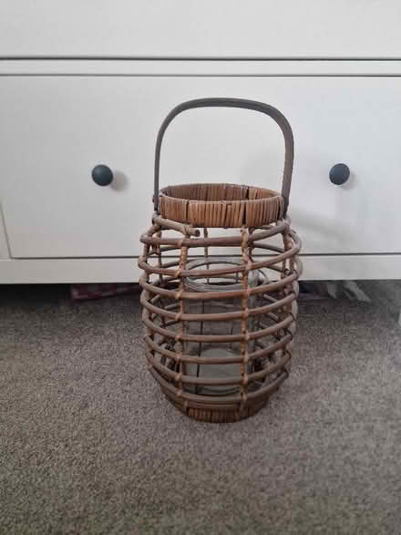 Photo of free Next wicker lantern holder (Ironbridge TF8) #1