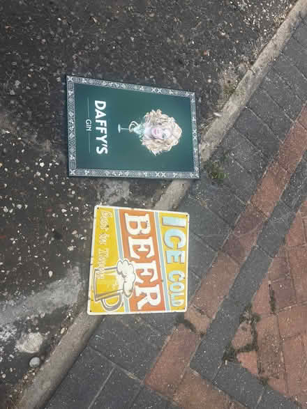 Photo of free Two garden bar signs (Chelmer Village CM2) #1