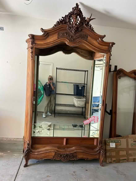 Photo of free Large amoire/display cabinet (780 Upton street Redwood City) #1
