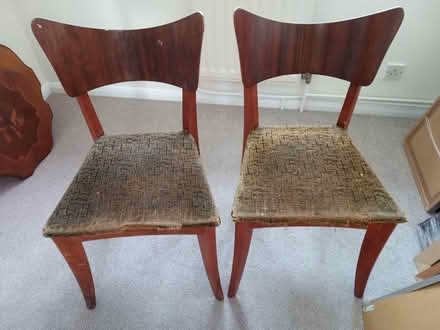 Photo of free Pair Of Vintage Dining Chairs from 1960's Need TLC (Hardwick OX16) #1