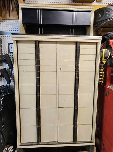 Photo of free Antique cabinet - lots of drawers (92 & Alameda de las Pulgas) #1