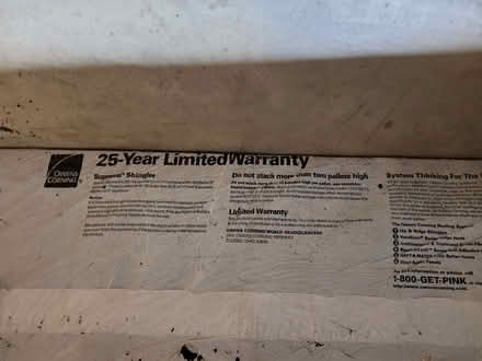 Photo of free Box of shingles (Mount Wolf) #2