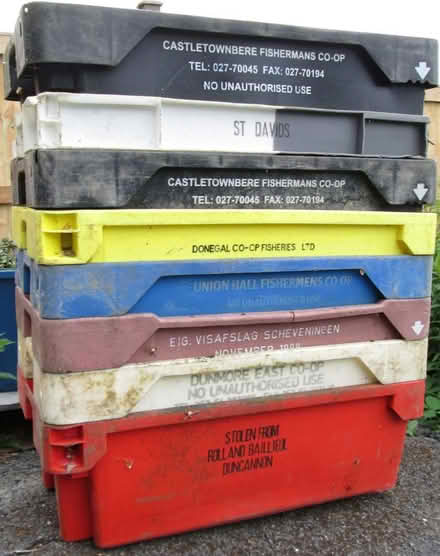 Photo of free Eight stack and nest fish boxes (Llanystumdwy LL52) #1
