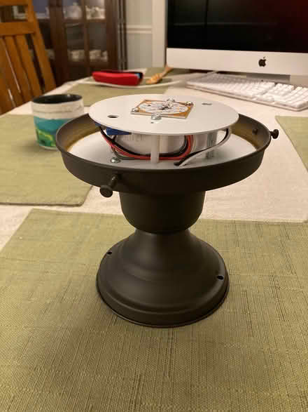 Photo of free Ceiling light fixture bade (Silver Spring, MD) #1