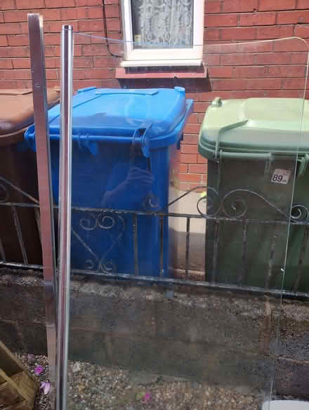 Photo of free Curved shower screen, with fitting pole and screws (Springfield WN6) #1