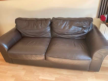 Photo of free Leather 2 seater sofa (Top Amersham HP6) #1