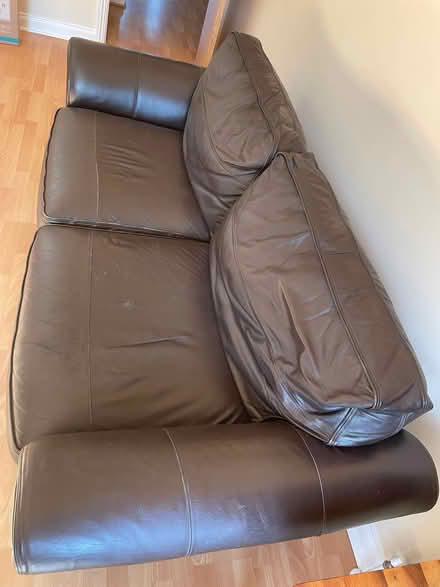 Photo of free Leather 2 seater sofa (Top Amersham HP6) #3