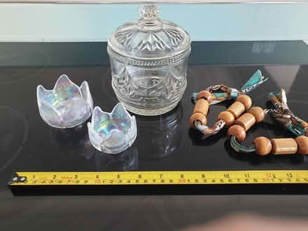 Photo of free Glassware and wooden beads. (Heysham LA3) #1