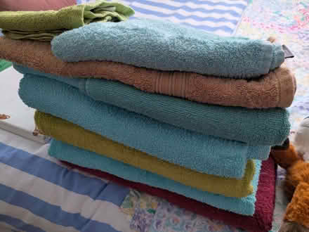 Photo of free 8 scratchy old towels (Cam GL11) #1
