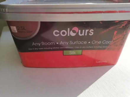Photo of free Red satin paint (half full) (Bradleys Both BD20) #1