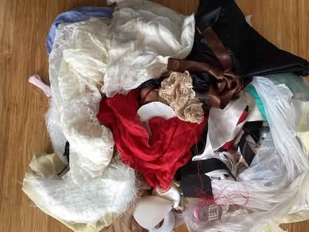 Photo of free Large bag of fabric and lace (Market Drayton.) #2