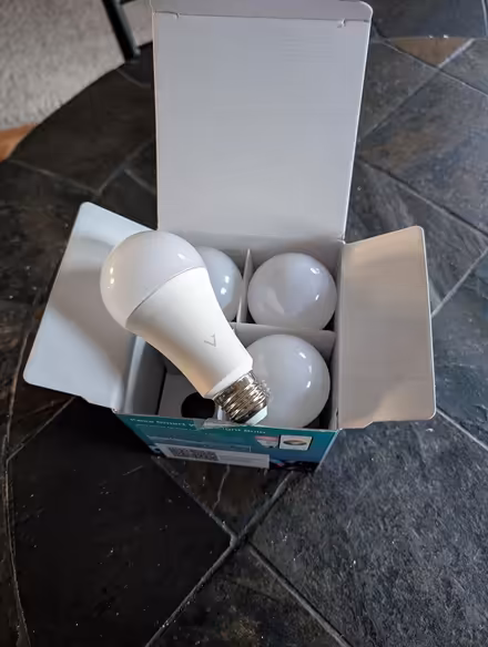 Photo of free 4 Blue LED Bulbs (West Liberty Twp) #1