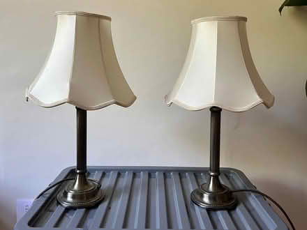 Photo of free Pair of bedside lamps (Twyford RG10) #1