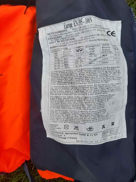 Photo of free Child's lifejacket/bouyancy aid. (Northend) #2