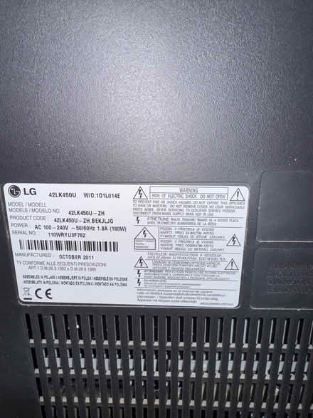 Photo of free Lg tv (GU10) #2
