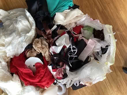 Photo of free Large bag of fabric and lace (Market Drayton.) #1
